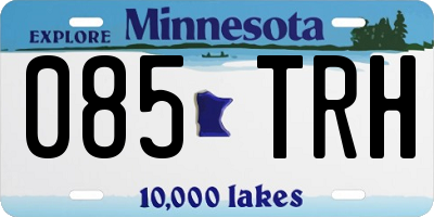 MN license plate 085TRH