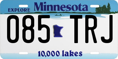 MN license plate 085TRJ