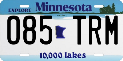 MN license plate 085TRM