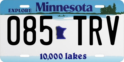 MN license plate 085TRV