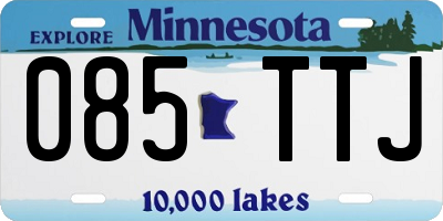 MN license plate 085TTJ