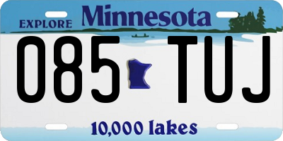 MN license plate 085TUJ