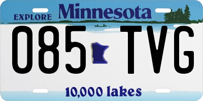 MN license plate 085TVG