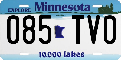 MN license plate 085TVO