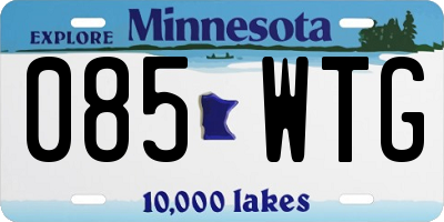 MN license plate 085WTG