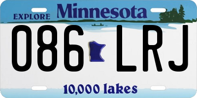 MN license plate 086LRJ