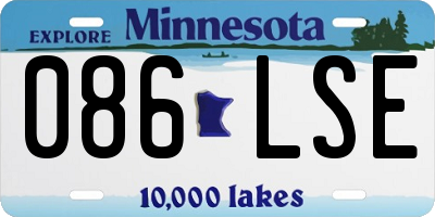 MN license plate 086LSE
