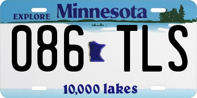 MN license plate 086TLS