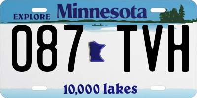 MN license plate 087TVH
