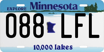 MN license plate 088LFL