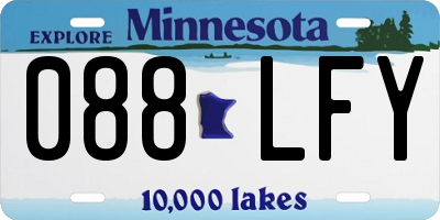 MN license plate 088LFY