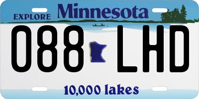 MN license plate 088LHD