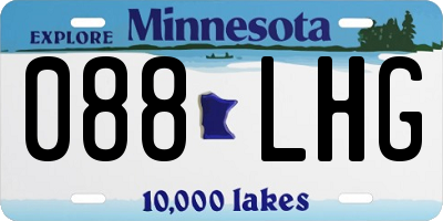 MN license plate 088LHG