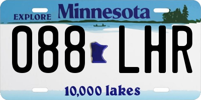 MN license plate 088LHR