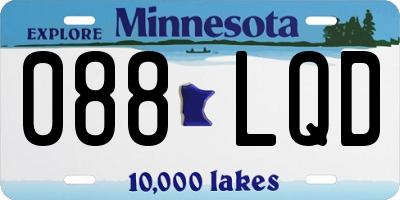 MN license plate 088LQD