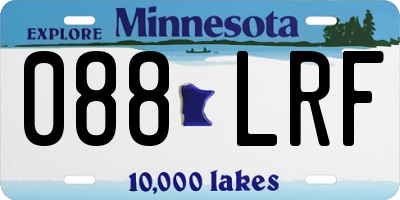 MN license plate 088LRF