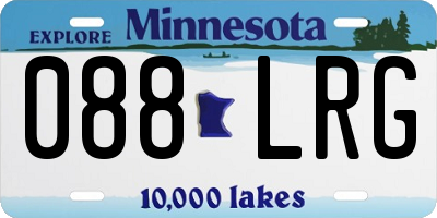 MN license plate 088LRG