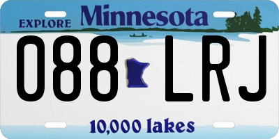 MN license plate 088LRJ
