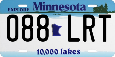 MN license plate 088LRT