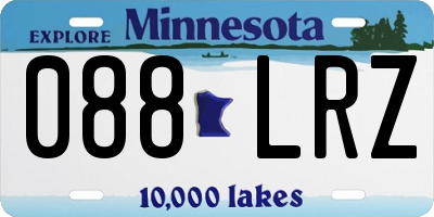 MN license plate 088LRZ
