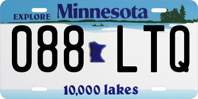 MN license plate 088LTQ
