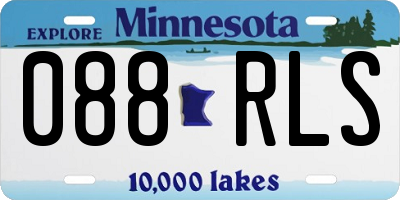 MN license plate 088RLS