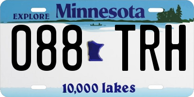 MN license plate 088TRH