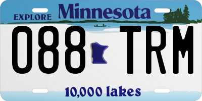 MN license plate 088TRM