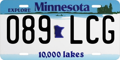 MN license plate 089LCG
