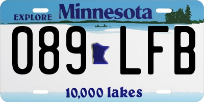 MN license plate 089LFB