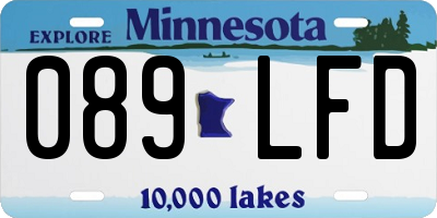 MN license plate 089LFD
