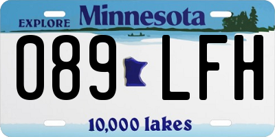 MN license plate 089LFH