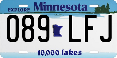 MN license plate 089LFJ