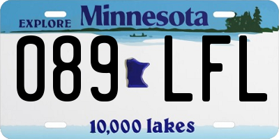MN license plate 089LFL