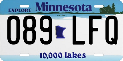 MN license plate 089LFQ