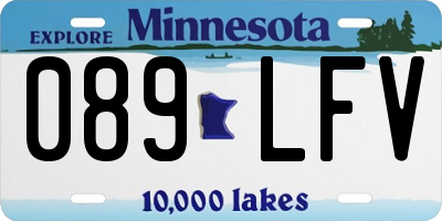 MN license plate 089LFV