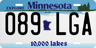 MN license plate 089LGA