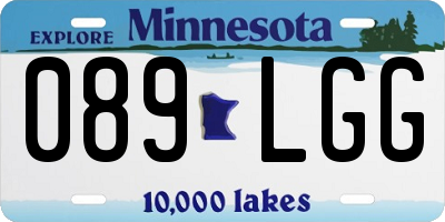 MN license plate 089LGG