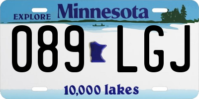 MN license plate 089LGJ