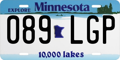 MN license plate 089LGP