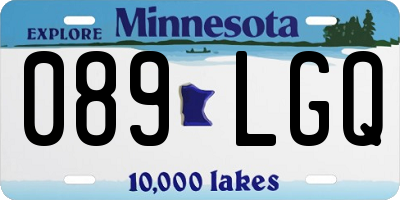 MN license plate 089LGQ