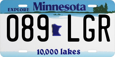 MN license plate 089LGR