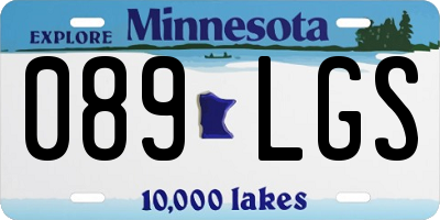 MN license plate 089LGS