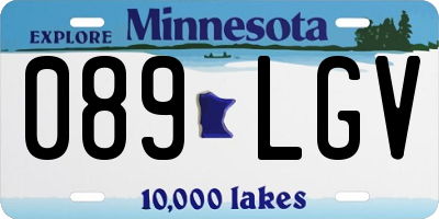 MN license plate 089LGV