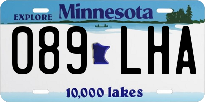 MN license plate 089LHA