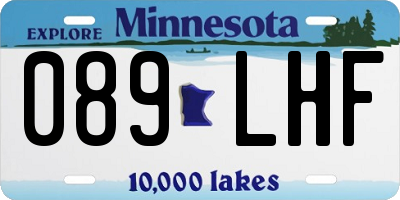 MN license plate 089LHF
