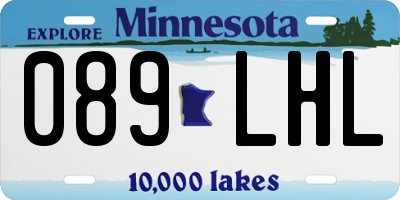 MN license plate 089LHL