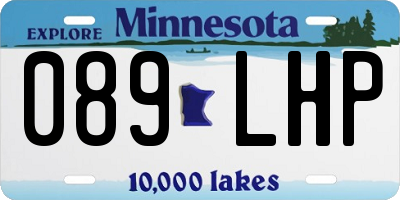 MN license plate 089LHP
