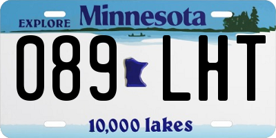 MN license plate 089LHT