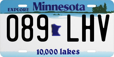 MN license plate 089LHV